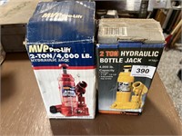 2 Hydraulic Bottle Jack - 2 Ton