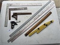 Carpenders Squares and Metal Rulers