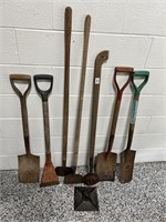 Shovels and other Outdoor Garden Farm Tools
