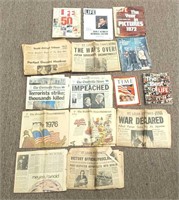 Magazines and WWII Newspapers