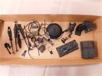 1980 Hasbro GI Joe black accessories & weapons -