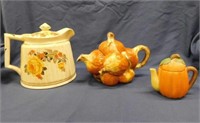3 teapots: DeSoto Wellsville & more