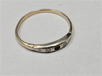 14 Kt. Gold Ring, missing stone