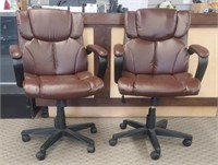 (2) Office Adjusting Rolling Chairs