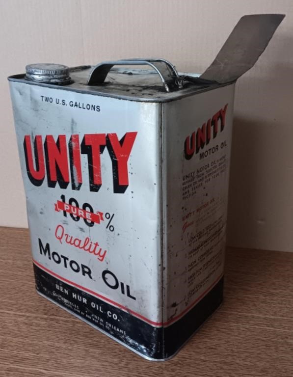 Vintage Unity 2-Gallon Oil Can