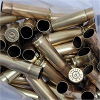 (50) AAC 300 BLK Polished Brass Casings