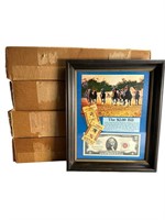 (4) Framed boxed $2 Red Seal 1963 Series
