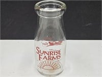 SUNRISE FARMS Savings Bond Dairy Bottle Half Pt