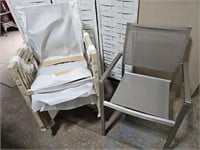 Brand New Set of 6 Patio Chairs Open One to Show