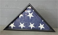 Flag in Display Case