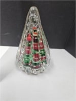 1995 Joe Rice Glass Christmas Tree  5 1/4"h