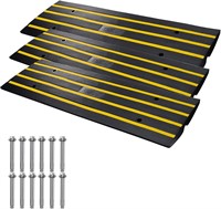 VEVOR Rubber Driveway Ramps 3 Pack