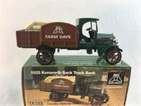 1925 Kenworth Sack Truck Bank Die Cast