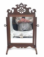 Queen Anne Mahogany Table Top Dressing Mirror
