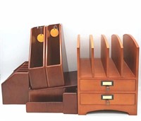 Rolodex Wooden Desk Accessories