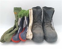 Size 14 U.S. Diving Boots and Accessories