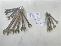 Forged Steel Metric Wrench Set