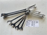 Premium Forged Steel Wrench Set, SAE 11-Piece