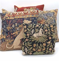 Collection of Tapestry Pillows