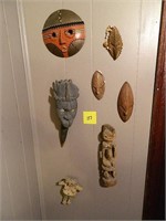 Assorted Tribal Decor & Masks