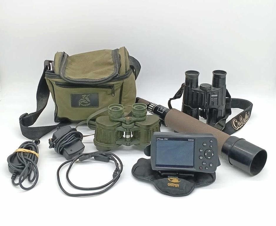 Zeiss, Binoculars, GPS, and Tasco