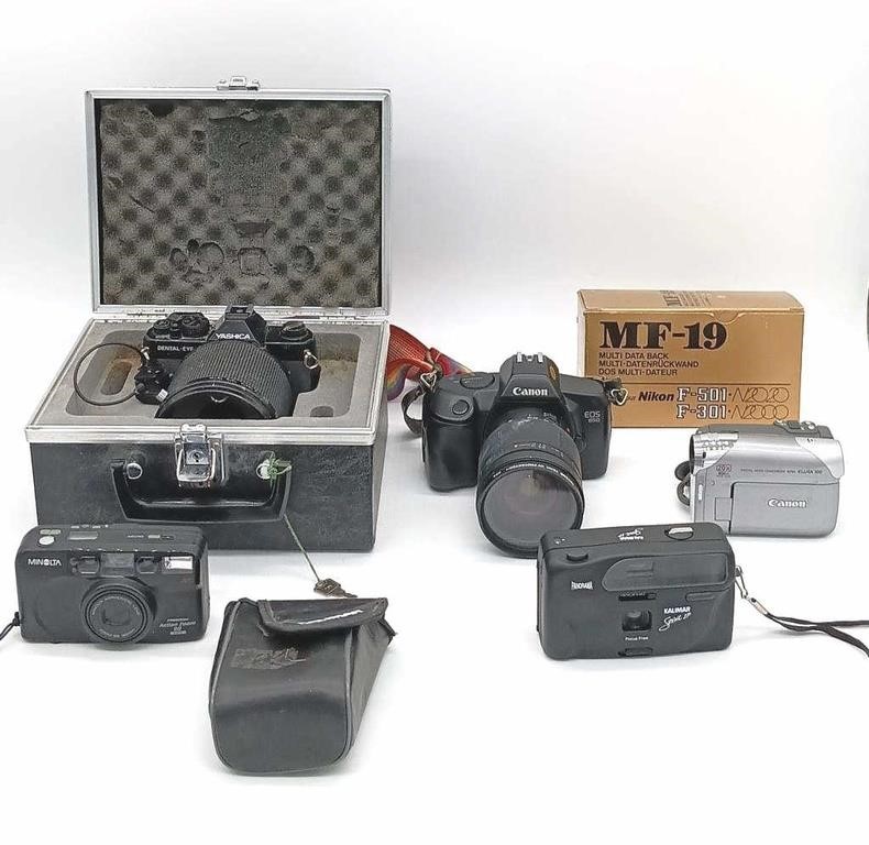 Cameras & Equipment Incl. Canon and Nikon