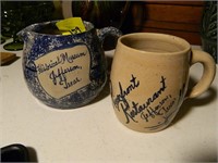 Pottery Mugs From Jefferson Texas