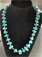 NAVAJO TURQUOISE BEADED NECKLACE
