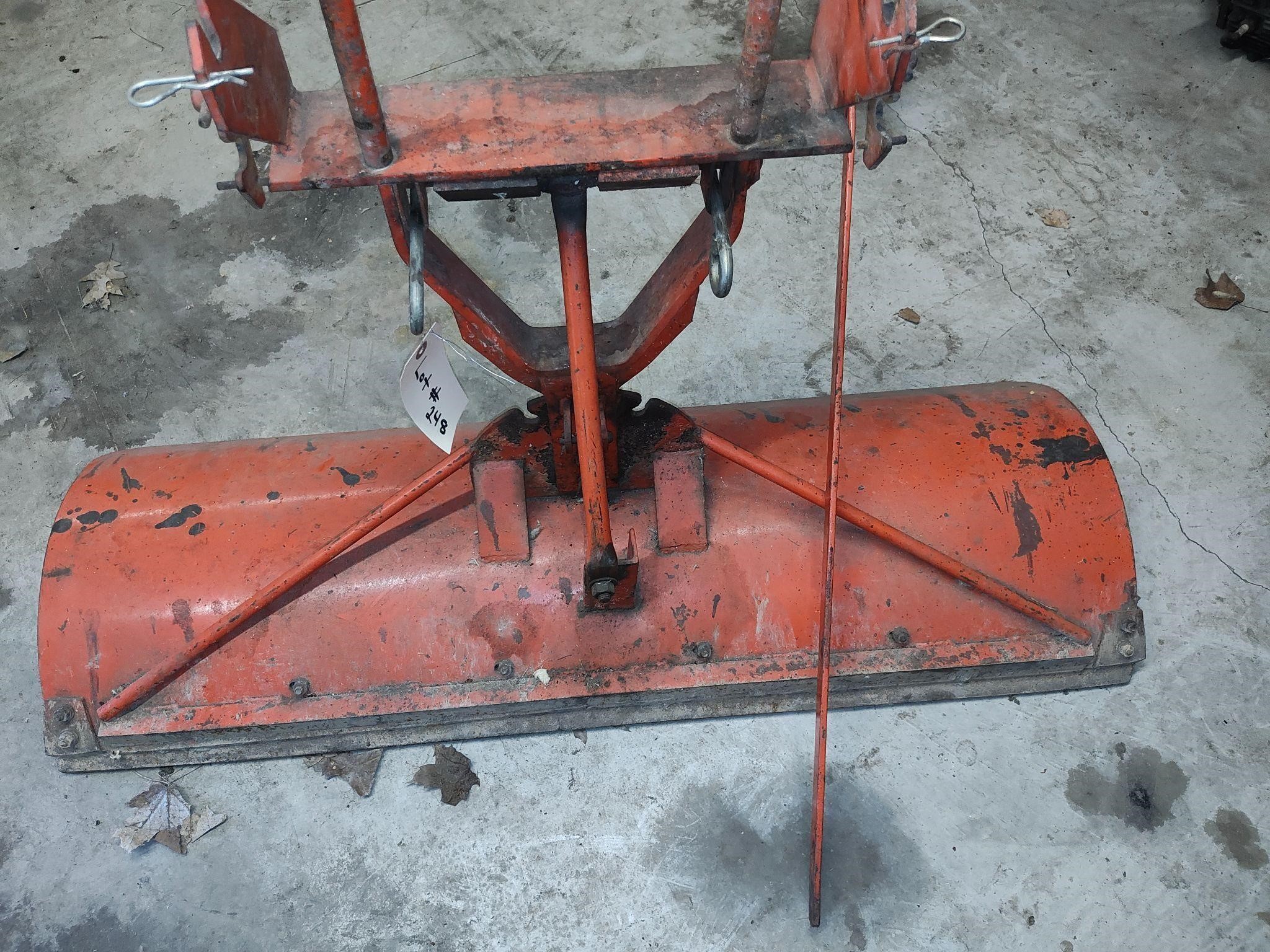 Plow for Jacobsen lawn tractor