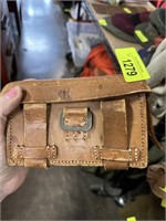 WWII ERA LEATHER POUCH