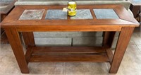 L - CONSOLE TABLE W/ INSETS (K48)