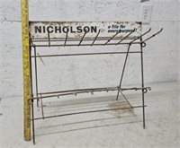 Nicholson file / tool display