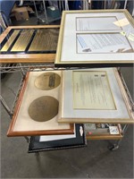 Robert Schuller Framed: Certificates, Medal etc