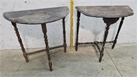 2 half round stands - BARN FIND Project!!!