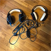 Lot of 2 Gaming Headsets - Untested