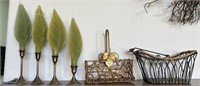 L - DECOR BASKETS & CANDLE HOLDERS (F24)