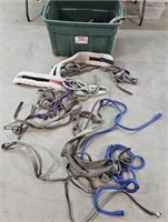 Horse tack with tub