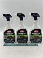 NEW Lot of 3- Ortho GroundClear Weed & Grass