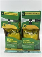 NEW Lot of 2- Lawn Kick Starter Fertilizer