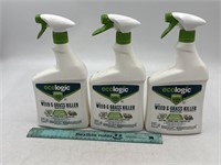 NEW Lot of 3-Ecological Weed & Grass Killer