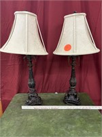 Two Lamps with One Pole Lamp