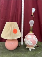 Two Pink Lamps
