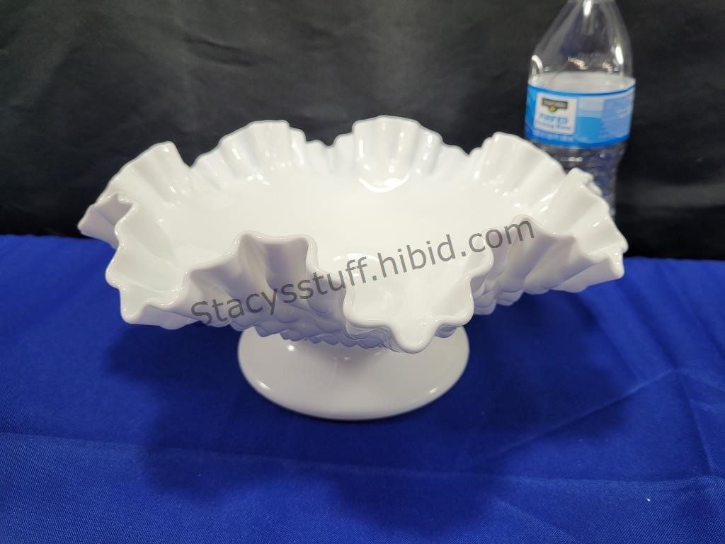 Fenton Hobnail Milk Glass Bowl