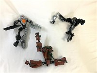 3 LEGO Bionicle Hero Factory Partial Figures Lot