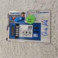2020 Contenders Autograph Anthony Kay