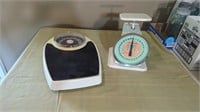 BABY SCALE AND A HEALTHOMETER SCALE