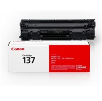 ($115) Canon Genuine Toner Cartridge 137, Black