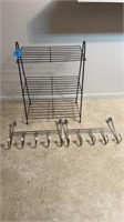 BLACK VINTAGE METAL 3-TIERED STAND
TWO CHROME