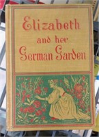 ANTIQUE "ELIZABETH AND HER GERMAN GARDEN" BOOK