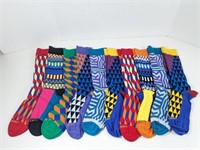 NEW Assorted Designer Philosockphy Dress Socks x10